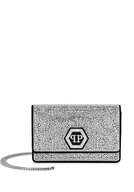 Suede Mini Shoulder Strass Hexagon PHILIPP PLEIN | PAEAWBB0651PLE009N02